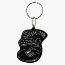 Supreme Daniel Johnson Rubber Keychain Black
