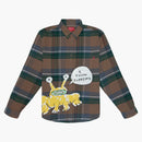 Supreme Daniel Johnston Plaid Shirt Tan