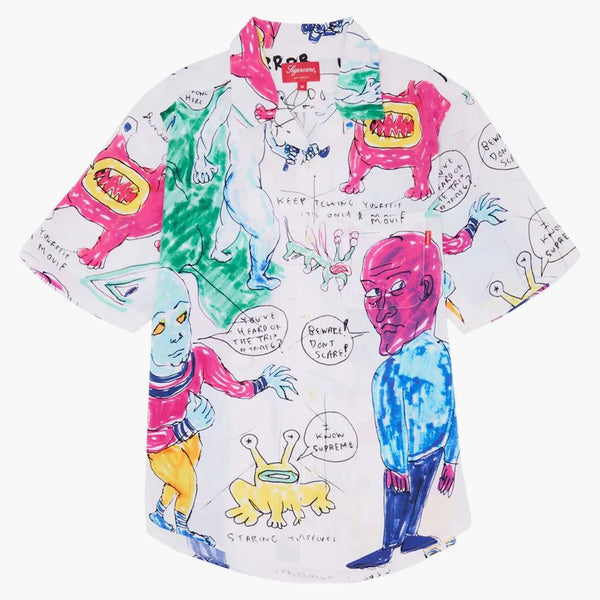 Supreme Daniel Johnston Rayon S/s Shirt White