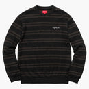 Supreme Dash Stripe Creewnack Black