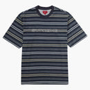 Supreme Dash Stripe S/s Top Navy