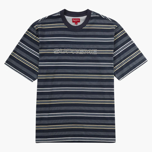 Supreme Dash Stripe S/S Top Navy