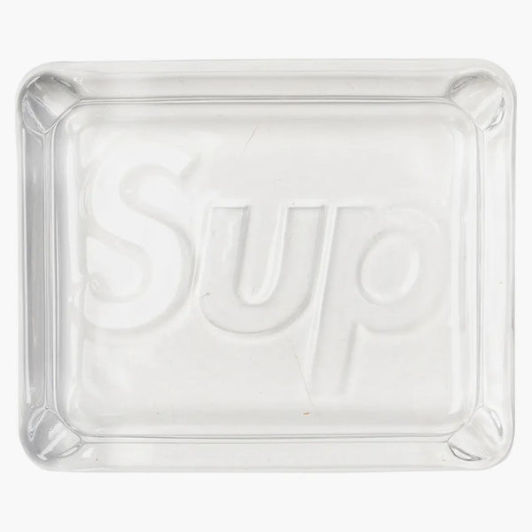Supreme Debosed Glass Ashfray Clear