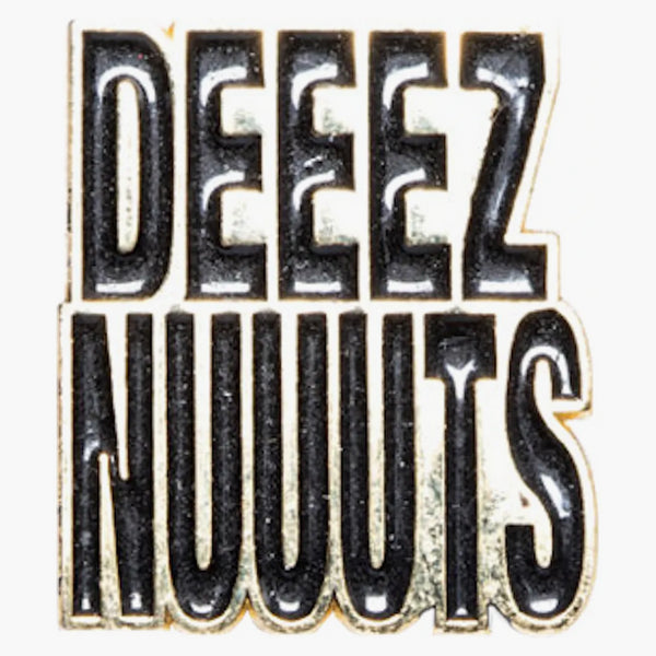 Supreme Deeez Nuuuts Black Pin Gold