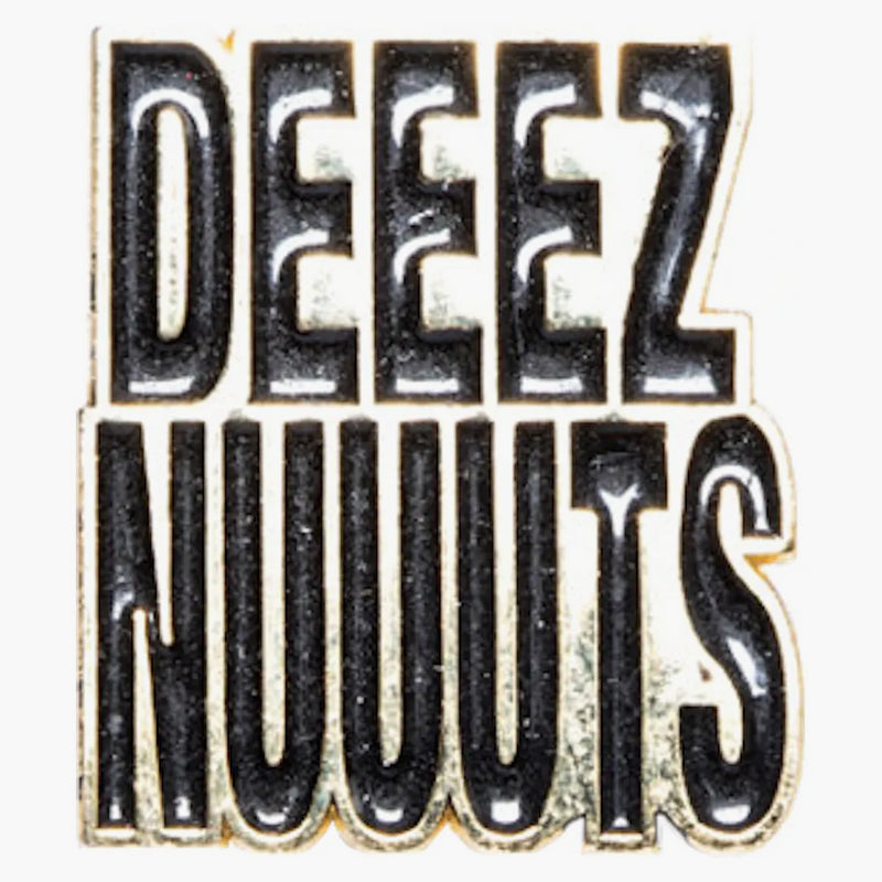 Supreme Deeez Nuuuts Black Pin Gold