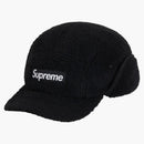 Supreme Deep Pile Earflap Camp Cap Black