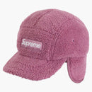 Supreme Deep Pile Earflap Camp Cap Dusty Pink
