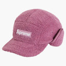 Supreme Deep Pile Earflap Camp Cap Dusty Pink