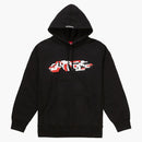 Supreme Delta logo hooded sweatshirt black