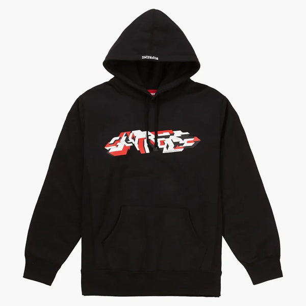 Supreme Delta Logo Hooded Sweatshirt svart