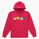 Supreme Delta Logo Hooded Sweatshirt Fuchsia