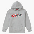 Supreme Delta Logo Hooded Sweatshirt Heather Gray