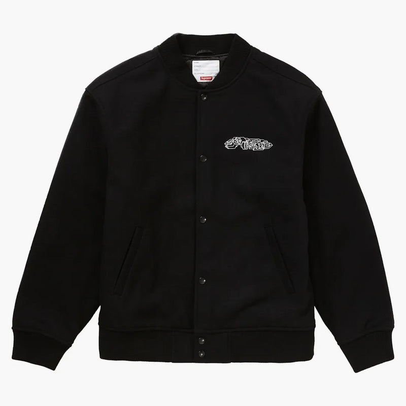 Nejvyšší delta logo varsity bunda černá