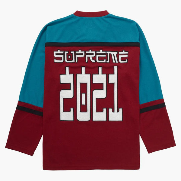 Supreme Demon Hockey Jersey Cardinal