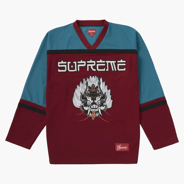 Supreme Demon Hockey Jersey Cardinal