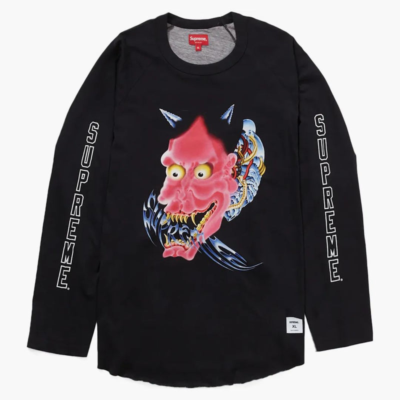 Supreme Demon Raglan L/s Top Black
