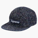 Supreme Denim Boucle Camp Cap Navy