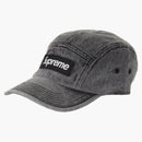 Supreme Denim Camp Cap Washed Black