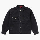 Supreme denim chore trucker jacket black