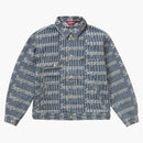 Supreme denim chore trucker jacket stripe