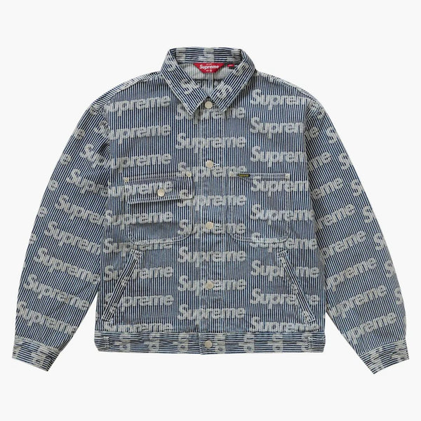 Supreme Denim Chore Trucker Jacket Stripe
