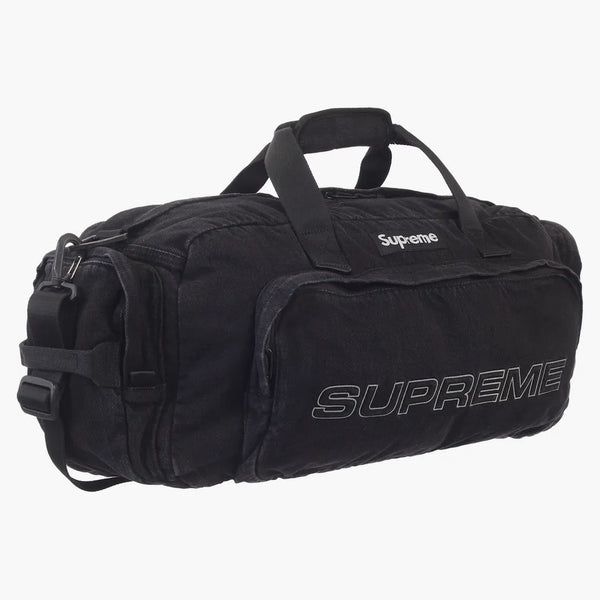 Supreme Denim Duffle Bag Black