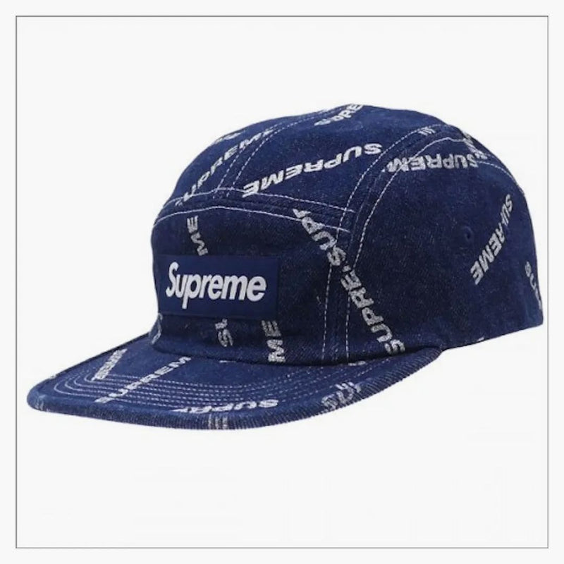 Supreme Denim Logo Blue