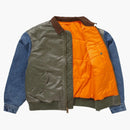 Supreme Denim Sleeve Ma-1 Olive