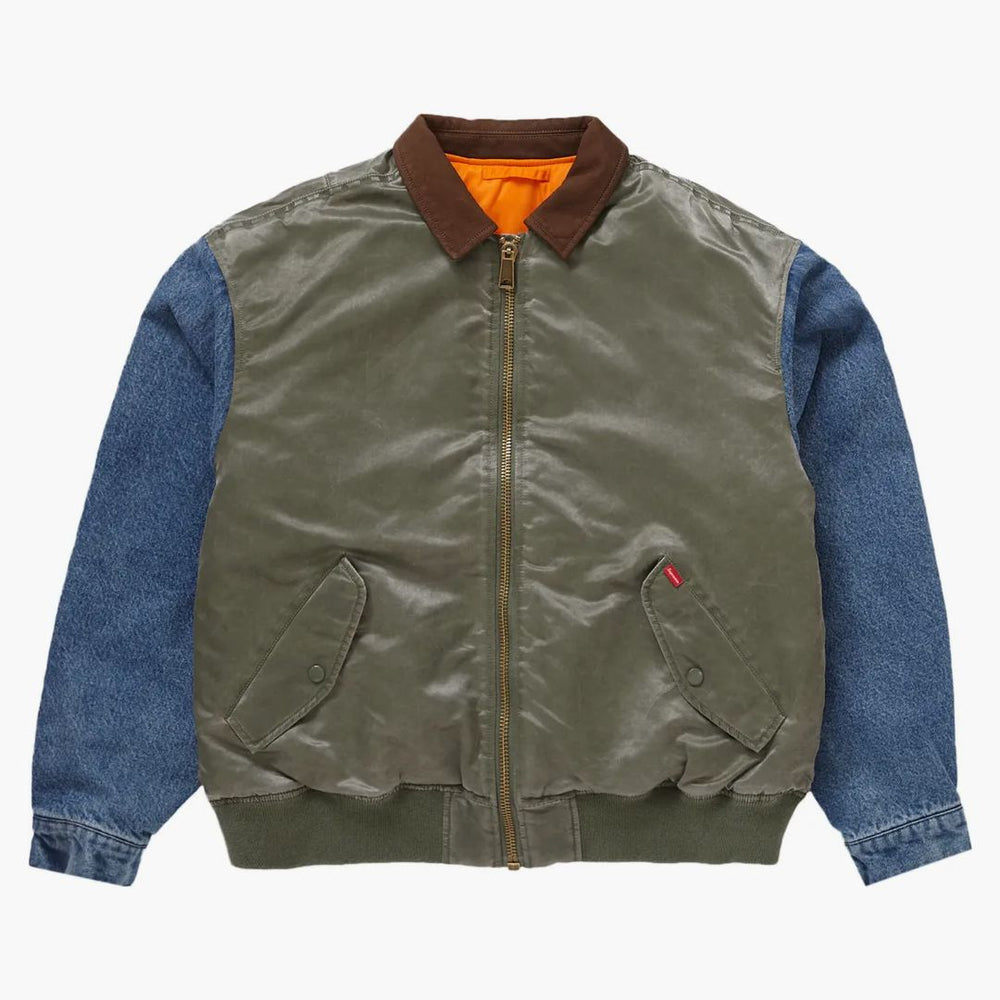 Supreme Denim Sleeve Ma-1 Olive – bei HYPENEEDZ kaufen