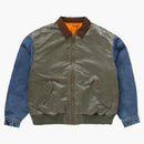 Supreme Denim Sleeve Ma-1 Olive