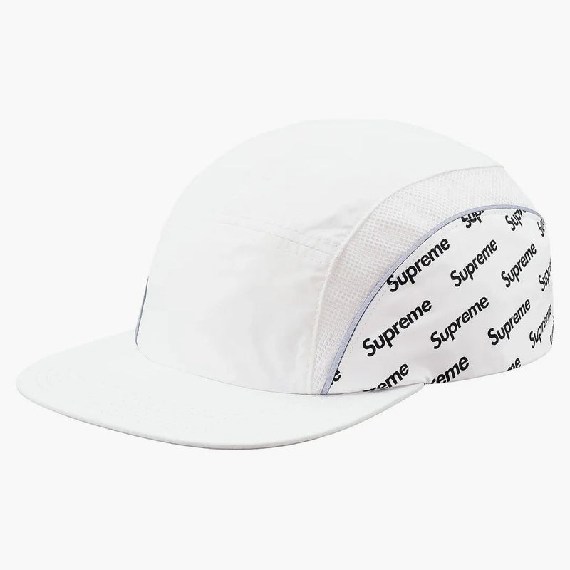 Nejvyšší diagonální logo boční panel Camp Cap White