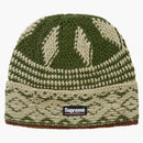 Supreme Diamond Beanie Green