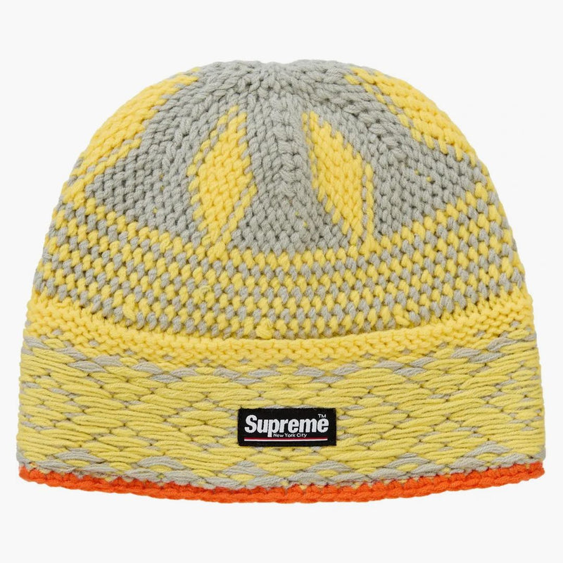 Supreme Diamond Beanie Gray