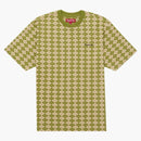 Nejvyšší diamant Jacquard S/S Top Green