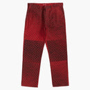 Supreme Diamond Plate Double Knee Work Pant Red