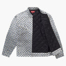 Supreme Diamond Plate Work Jacket White