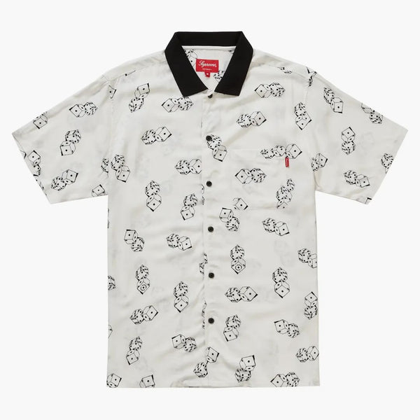 Supreme Dice Rayon S/S Shirt White