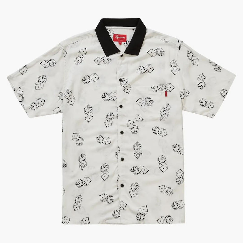 Supreme Dice Rayon S/S Shirt White