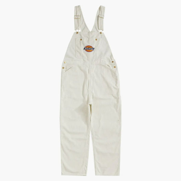 Supreme Dickies Corduroy Overalls White
