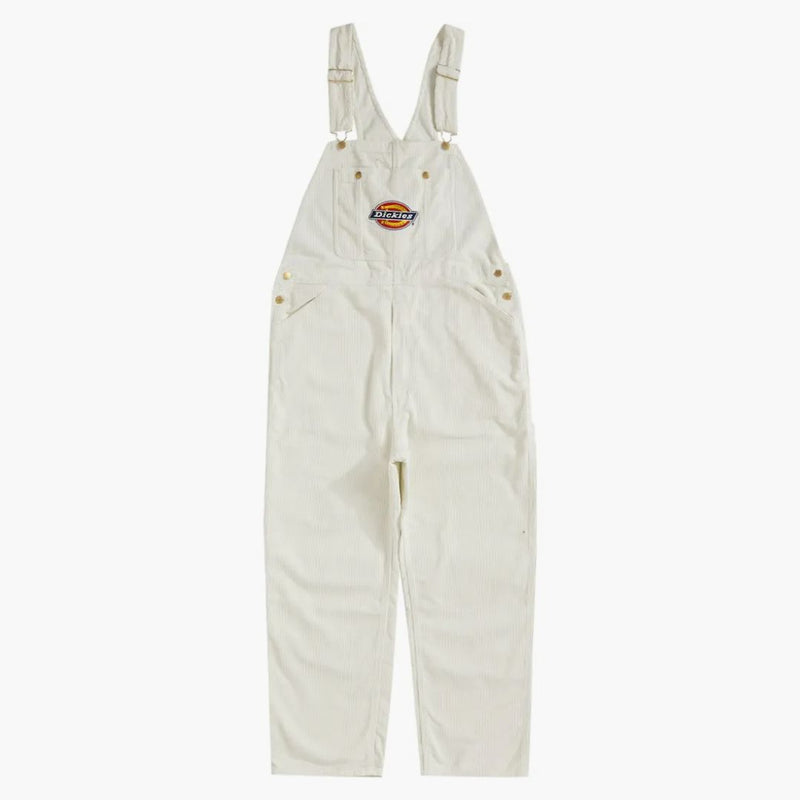 Supreme Dickies Corduroy Overalls White