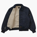 Supreme Dickies Fur Collar Bomber Jacket Navy