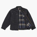 Chaqueta de trabajo con capucha suprema de polla negra