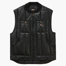 Supreme Dickies Leather Work Vest Black