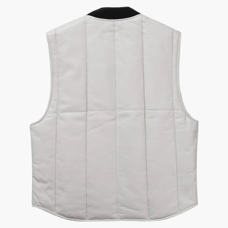 Nejvyšší dickies kožená pracovní vesta bílá
