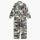 Supreme Dickies Quilted Denim Coverall Grey Camo