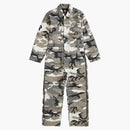 Supreme Dickies Quilted Denim Coverall Grey Camo