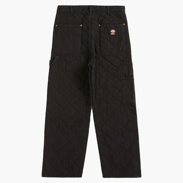 Supreme Dickies quiltade dubbel knämålare byxa svart
