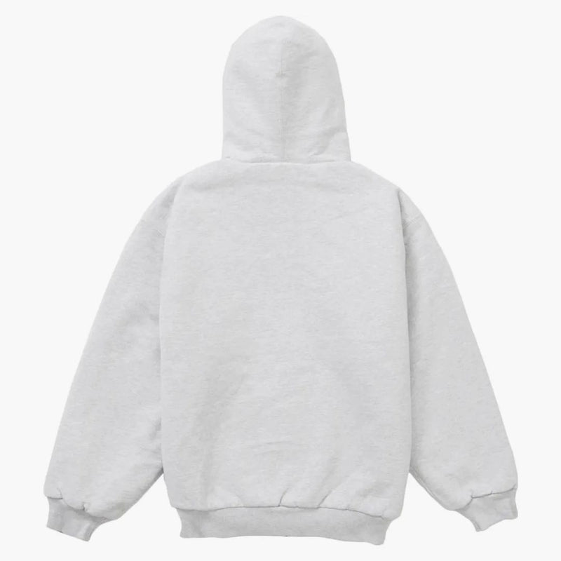 Nejvyšší dickies prošívaná zip Up Hooded Mikina Heather Grey