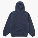 Supreme Dickies Quilted Lined Zip Up Hooded Sweatshirt Navy