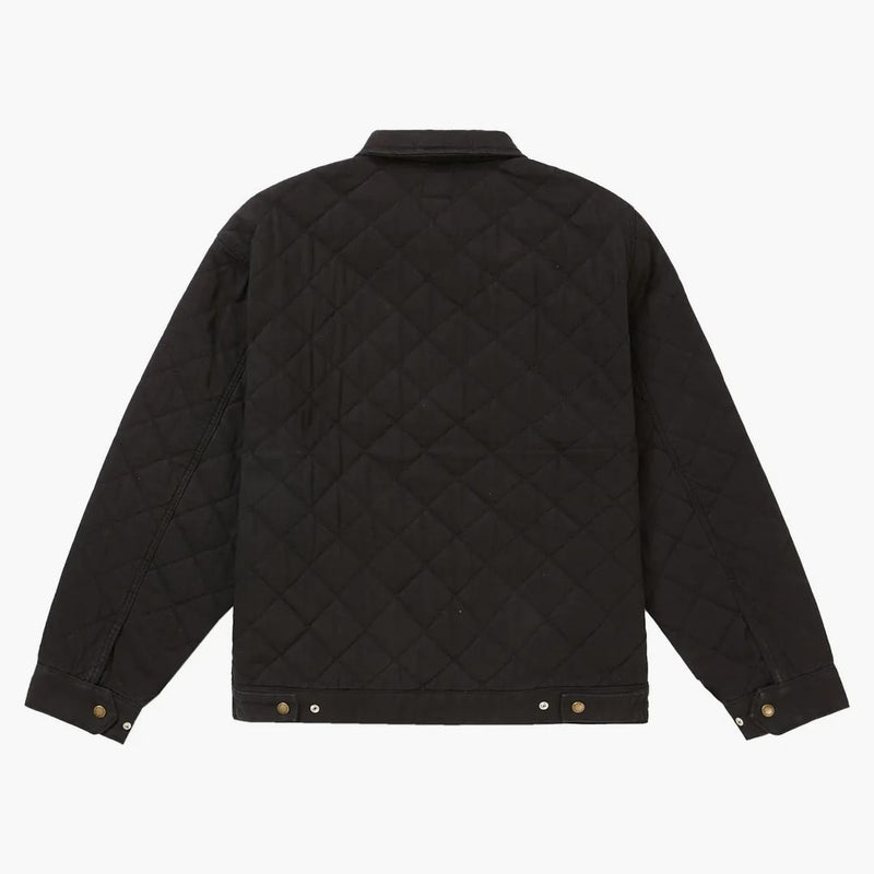 Supreme Dickies quiltad arbetsjacka svart